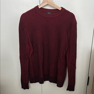 Theory Men's 100% Merino Ribbed Crewneck Sweater